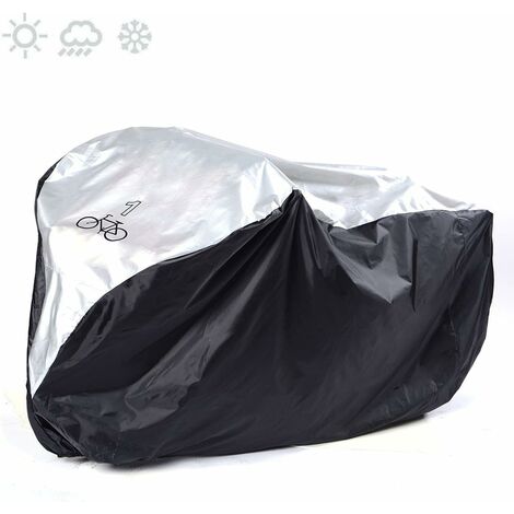LangRay Outdoor Bike Cover Anti-UV Antipolvere Antipioggia Copertura Antipioggia per Ciclismo Bicicletta Ciclo Scooter Copertura Strada Impermeabile Copertura Mountain Bike, L