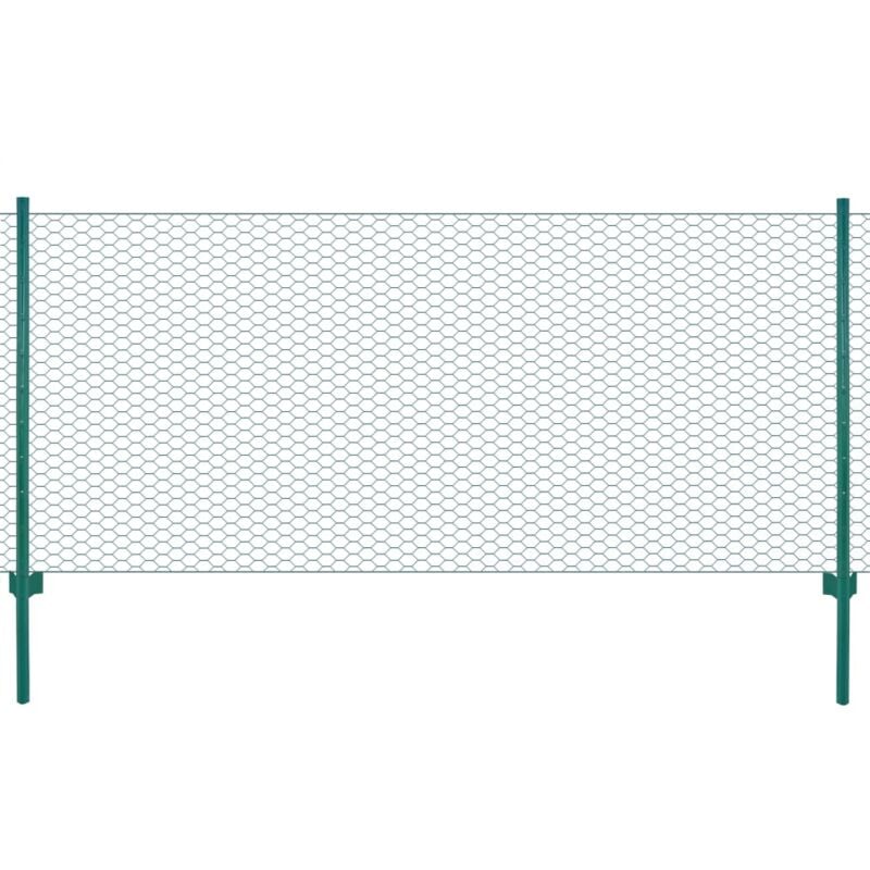 Langray - Furniture Limited - Clôture en grillage métallique avec poteaux