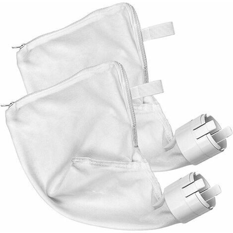 LangRay Sacs De Nettoyeur De Piscine, 2pcs Sacs Tout Usage Polaris pour Polaris 360, 380 Pool Cleaner, Sac Filtre De Nettoyeur De Piscine avec Fermeture À Glissière Sac De Nettoyage De Piscine Polaris