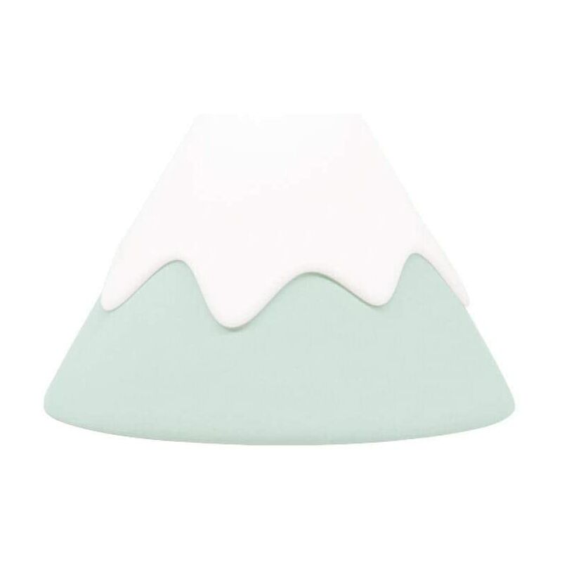 Snow Mountain Lamp Led Touch Silicone Night Light With Sleeping Bedside Power Lamp-Mint Green - Langray
