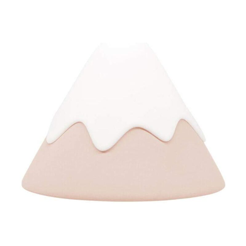 Snow Mountain Lamp Led Touch Silicone Night Light With Sleeping Bedside Power Lamp-Pink Lotus Root - Langray
