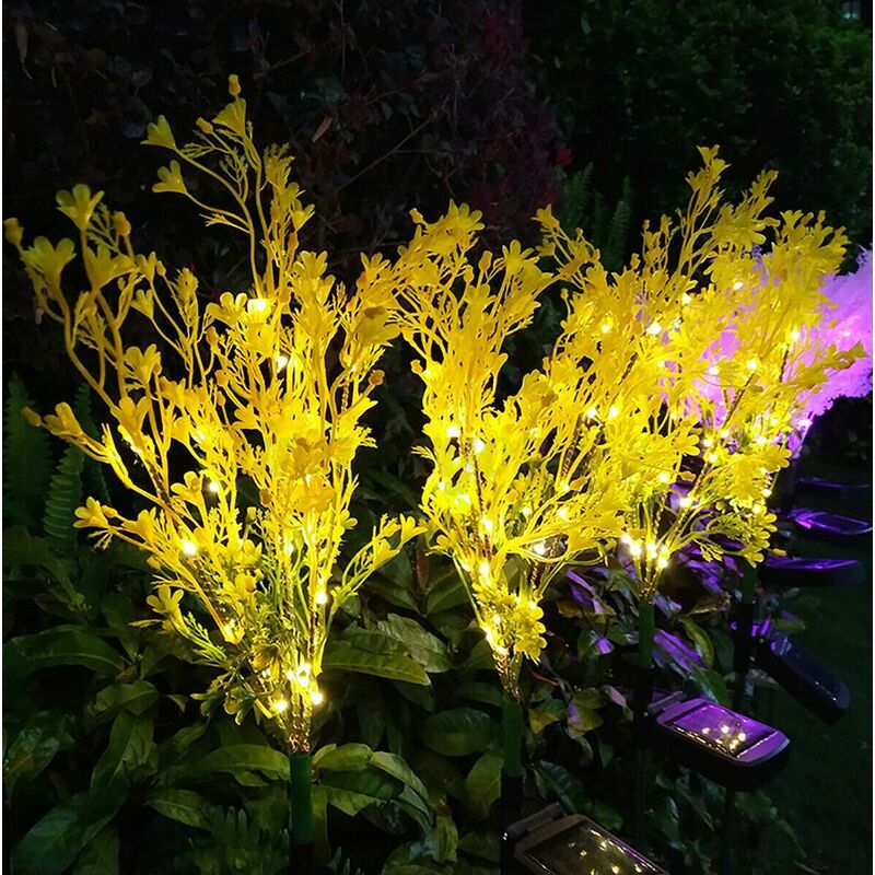 Langray - Solar Lamp LED Solar Light Lamp Garden Light Outdoor Flowers Shaped Lighting