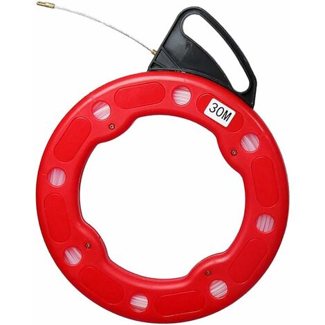 LangRay Tire Fils Électricien Aiguille Tire-Fil en Fibre de Verre Ø 4mm 30M