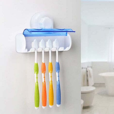 Suction Wall Silicone Makeup Brush Drying Rack Bathroom Toothbrush