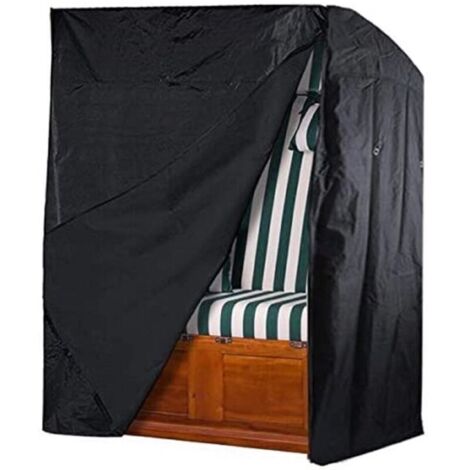 Langray – Wasserdichte Schutzhülle für Strandstühle/Strandhütten 135 x 105 x 175 cm – UV-beständiges 210D Oxford-Gewebe – Kordelzugverschluss