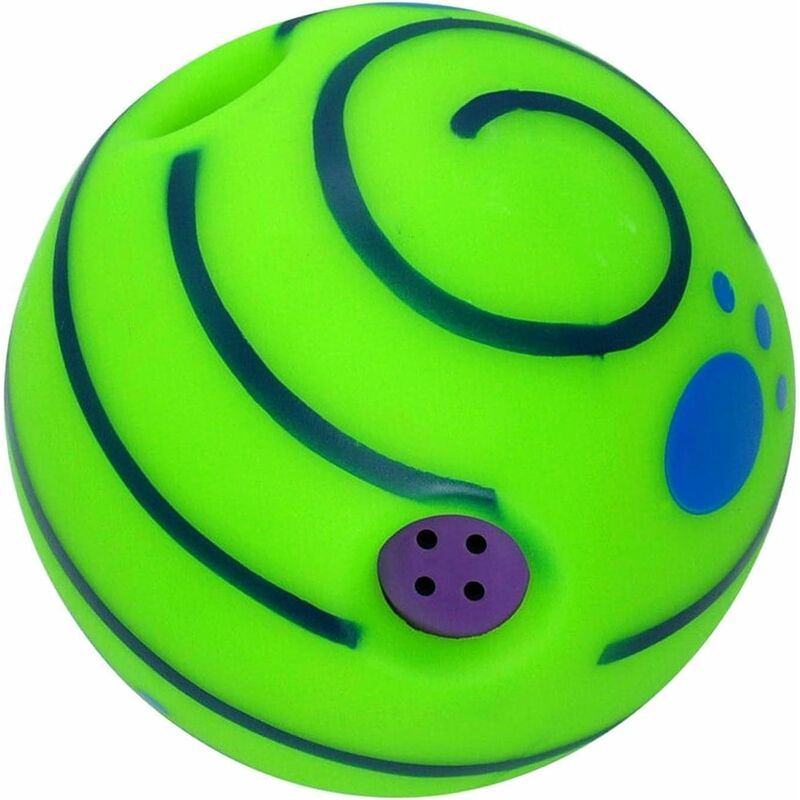 

Wobble Wag Giggle Ball, Wobble Giggle Dog Ball con divertidos sonidos divertidos, juguetes interactivos para perros, ideal para perros medianos y