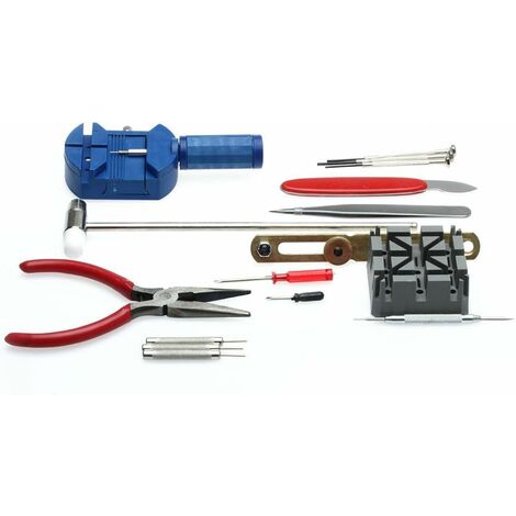 LangRay YiGo 16-pcs 16x Tool Kit for Watch Repair, Multicolore