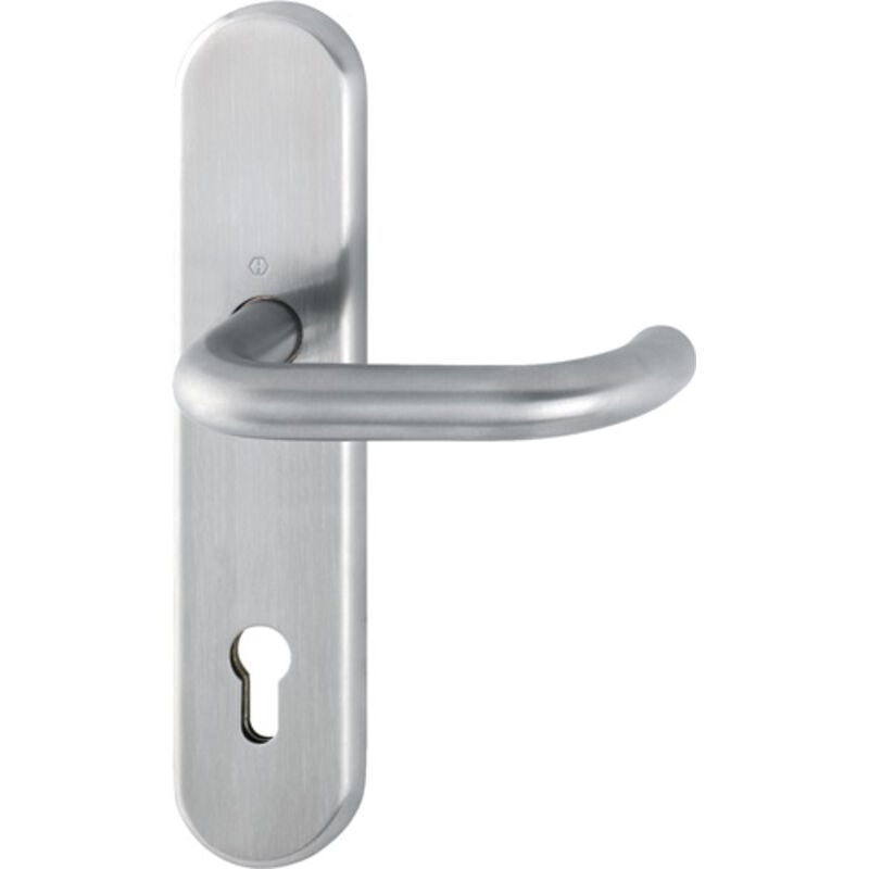 Demi-garniture à plaque longue Paris E138F/3310 va F69 pz 92mm din g/d - 10802322 - Hoppe