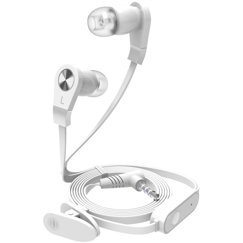 

JM02 Auriculares internos con cable Auriculares estereo para juegos Auriculares con control en linea y microfono para telefonos iOS con Android