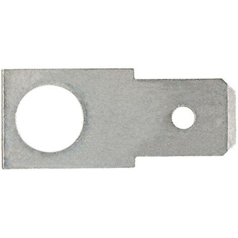 Languette 6.3 x 0.8 mm Klauke 2140 180 ° non isolé métal 1 pc(s) D21829