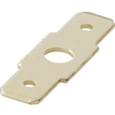 Languette 6.3 x 0.8 mm Vogt Verbindungstechnik 38750B.60 180 ° non isolé métal 1 pc(s) D25644
