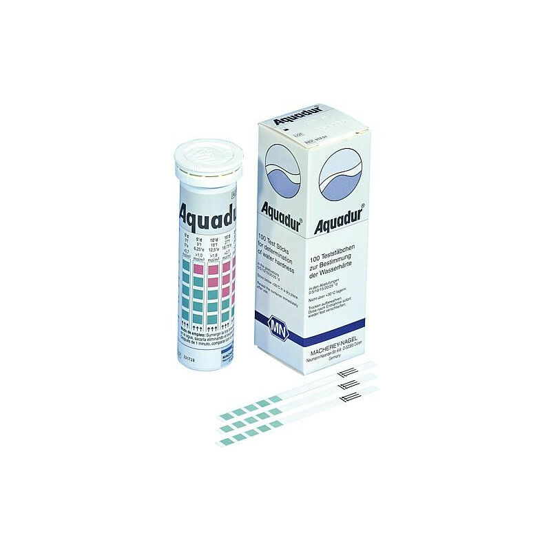 languette test Aquadur pour tester la dureté de l'eau 3.5.10.15.20.25°d 100 languettes 6 x95mm