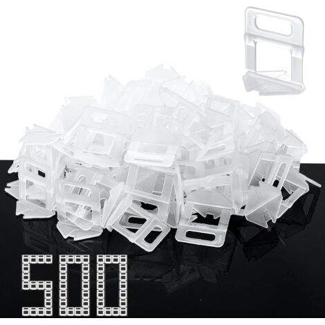 Languettes De Nivellement - 500 Pièces - 1,5 Mm - Pour Carrelage 3-12 Mm - Sol Et Mur