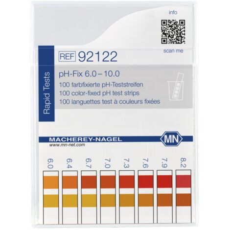 Languettes pH, pH‑Fix 6,0–10,0