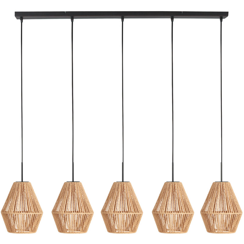 Mexlite - suspension - HaloSwap - naturel noir - coton - grande Mexlite - suspension - HaloSwap - naturel noir - coton - grande