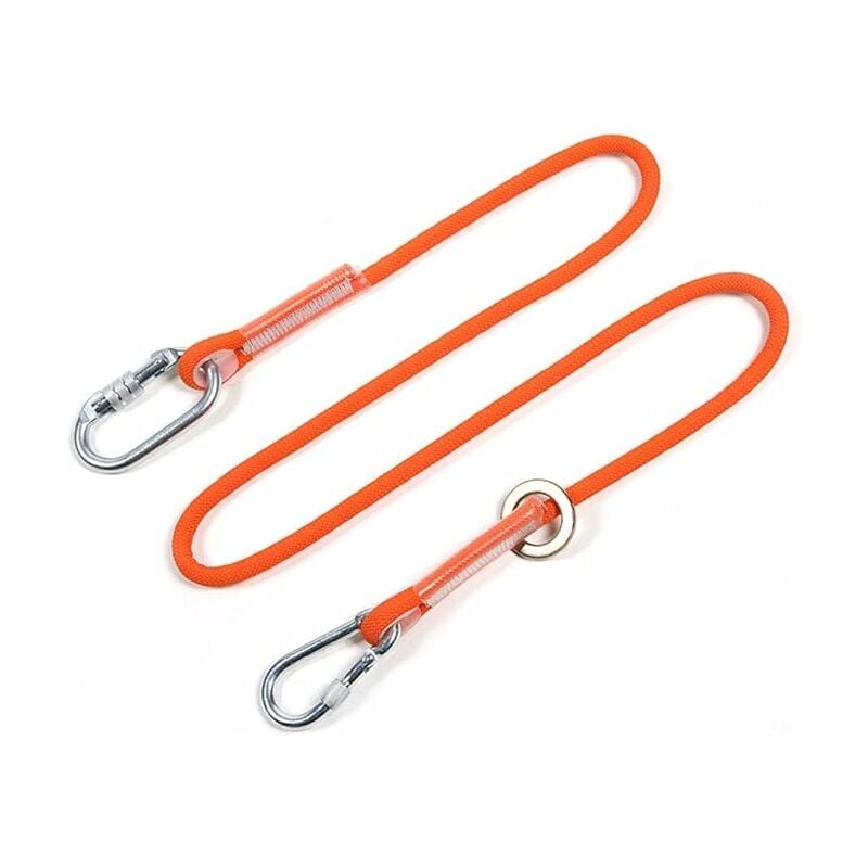 Lanière de sécurité professionnelle en nylon avec crochet - harnais d'escalade de haute résistance et anti-chute (3m)