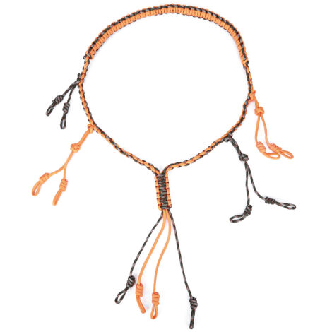 Lanière de sifflet pour canard en paracord, accessoire de chasse extérieur camouflage orange