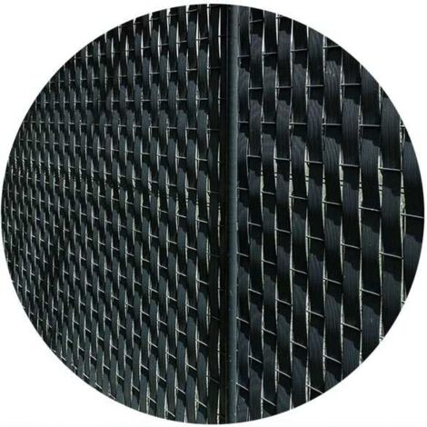 Lanière occultante PVC rigide 6000 cm – Résistance UV – Pour grillage soudé maille 55 mm – 100 clips inclus pour installation facile – Jardideco