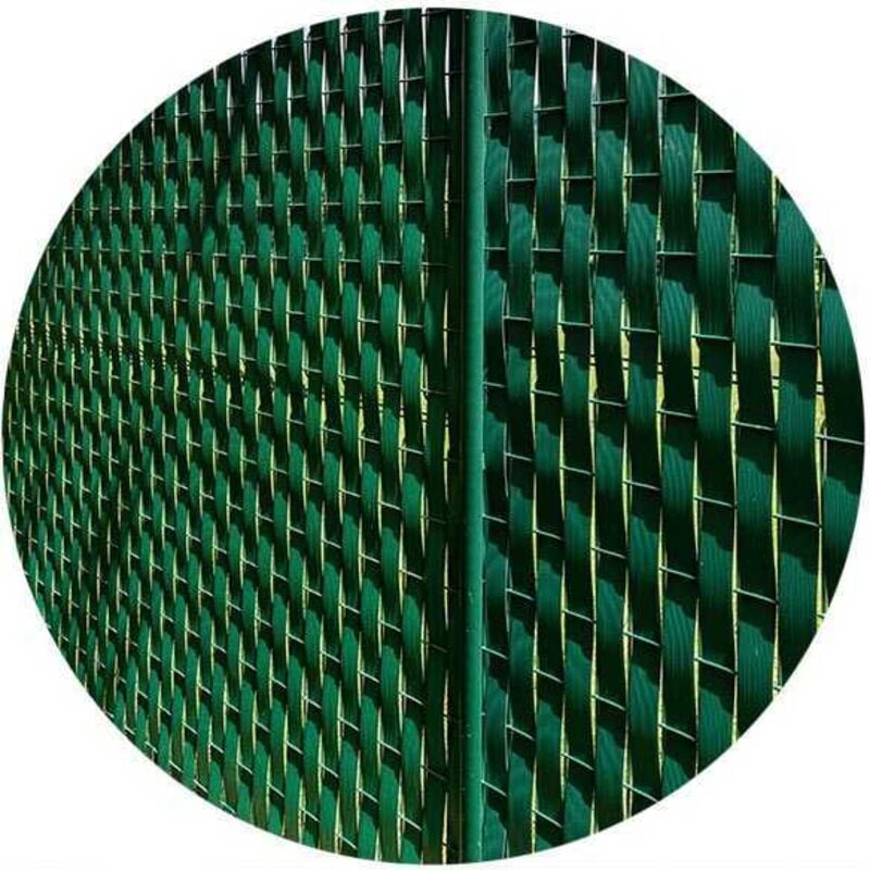 Jardideco - Lanière pvc pour palissade largeur 47 mm x 60 m+100 clips- Vert Foncé - Jardiline