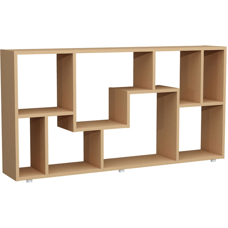 Lanisa bibliothèque 8 tablettes hêtre.