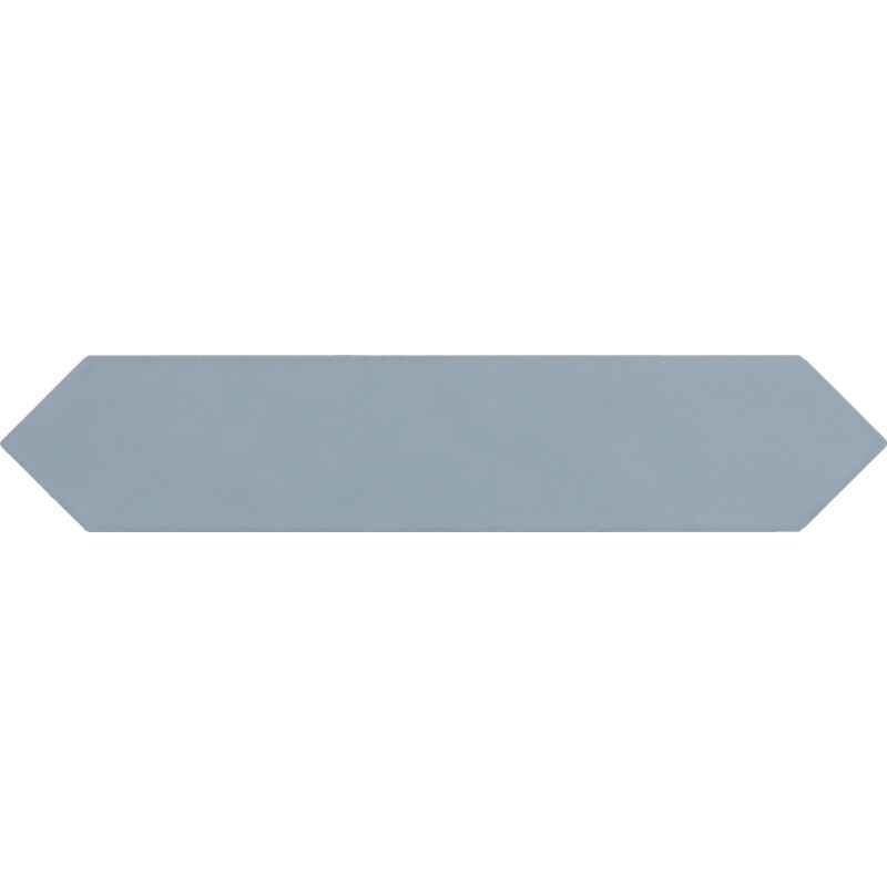 Carrelage mur faience forme navette 5x25 cm mate lanse blue (vendu par boite de 0,50m2)