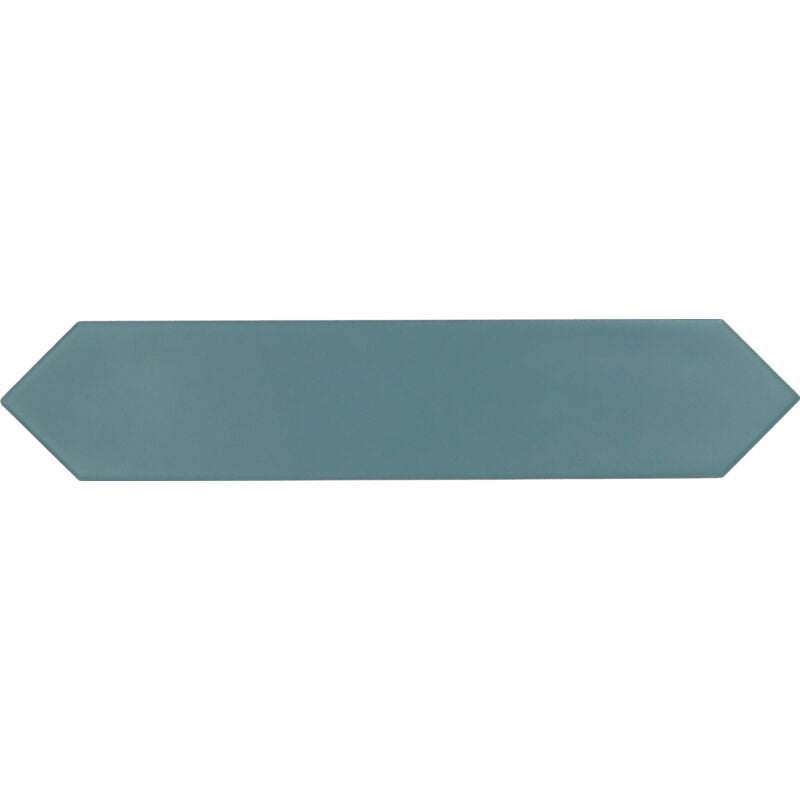 Carrelage mur faience forme navette 5x25 cm mate lanse viridian (vendu par boite de 0,50m2)