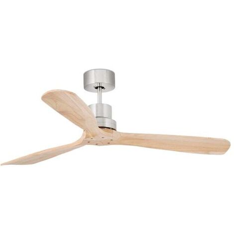 LANTAU DC Ventilador de techo sin luz pino Ø 132 cm 33373DC