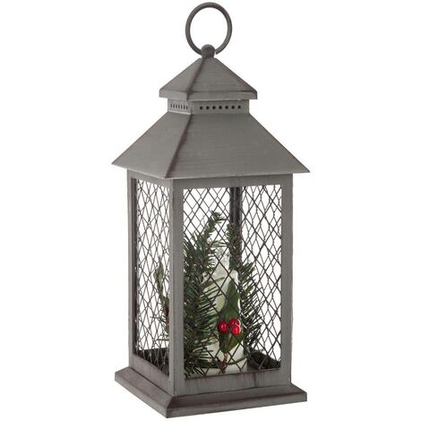 Lantern wire mesh 3 led 48 pezzi - Feeric lights & christmas