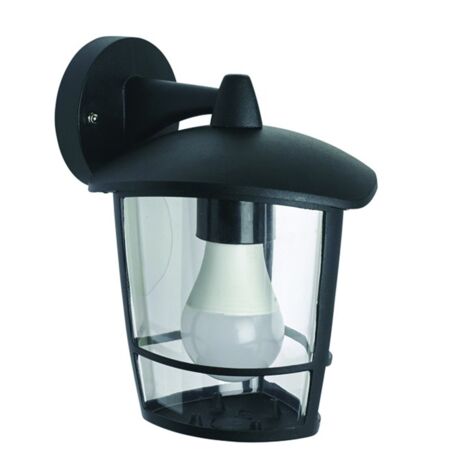 LANTERNA A MURO TIPO BASSO COZY CM 19.3XH23 NERA PAPILLON (26101)