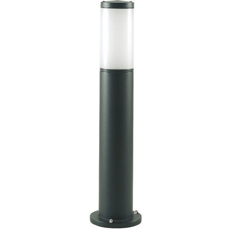 Lanterna a paletto "Fidel" lampada da esterno in alluminio h 55 cm