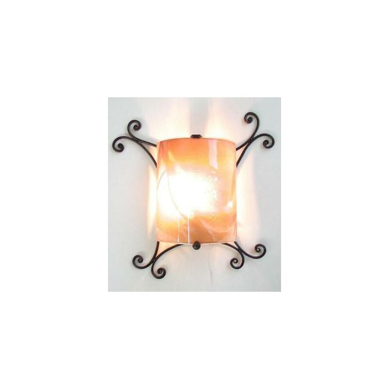 Image of Cruccolini - Lanterna applique coppo in ferro battuto lanterne applique lampione lampade