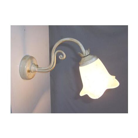 LANTERNA APPLIQUE ELICA AVORIO-ORO FERRO BATTUTO LANTERNE APPLIQUE LAMPIONE