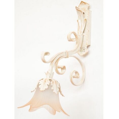 LANTERNA APPLIQUE PARIS FERRO BATTUTO CRUCCOLINI LANTERNE PLAFONIERE AVORIO