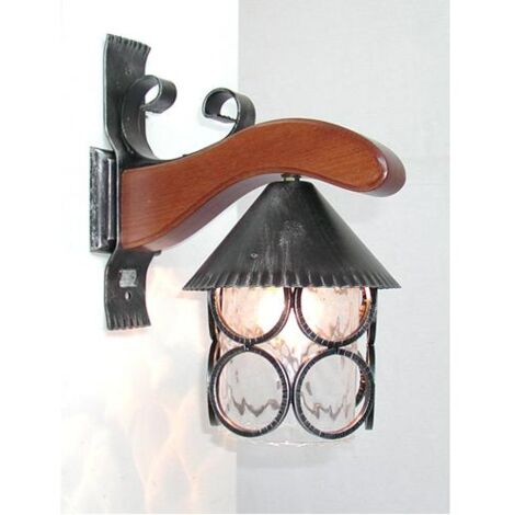 LANTERNA BAITA MENSOLA A MURO LAMPADE LAMPIONE APPLIQUE PLAFONIERA