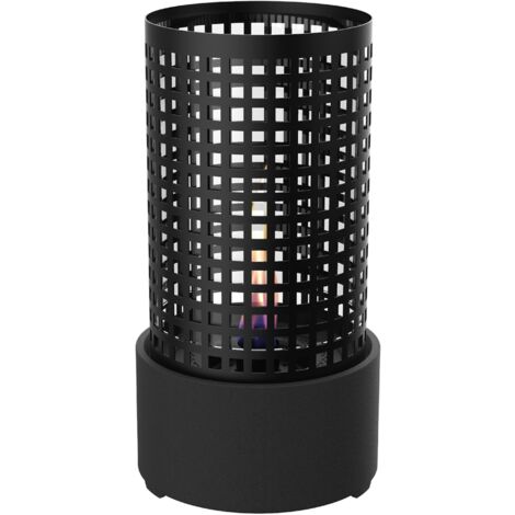 Lanterna Candela Camps Bay Nero outdoor ricaricabile con apposito liquido TenderFuel
