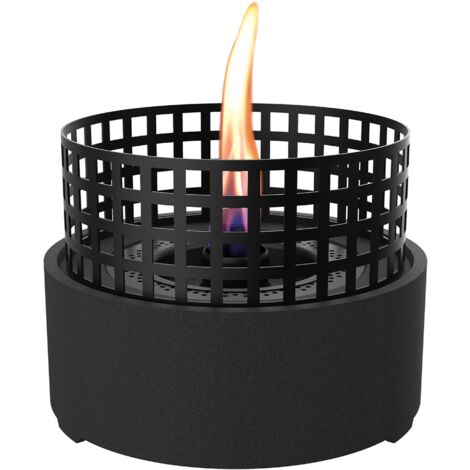 Lanterna Candela Paarl Nero outdoor ricaricabile con apposito liquido TenderFuel