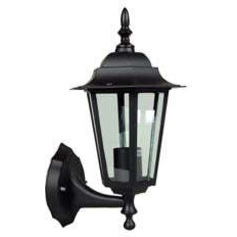 Lanterna Con Braccio Inferiore Modello Berlino - 60w IP44 mm.215x325h. colore nero