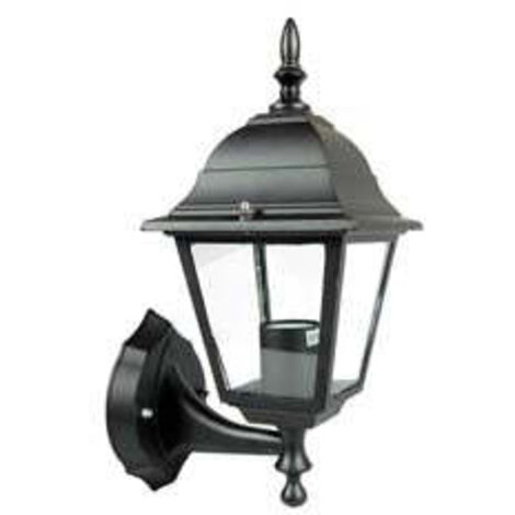 Lanterna Con Braccio Inferiore Modello New York - 60w IP44 mm.192x370h. colore nero