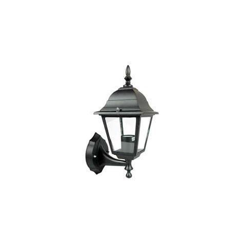 LANTERNA CON BRACCIO INFERIORE MODELLO NEW YORK  60w IP44 mm.192x370h. colore nero    SYNTESY