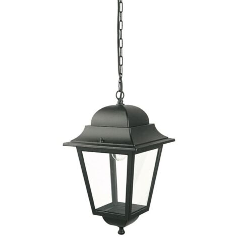 Lanterna con catena "Nano" lampada da esterno in alluminio anticato 60 w