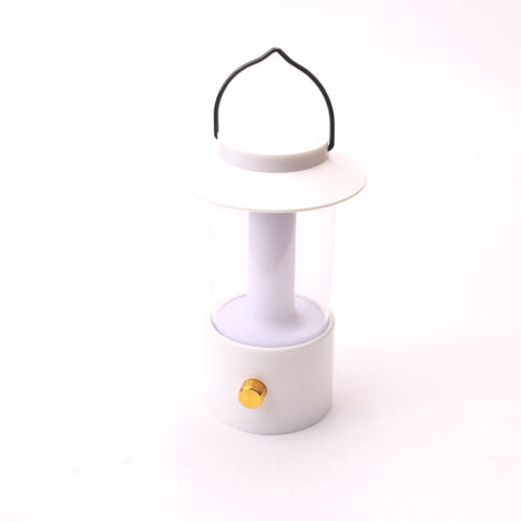 Lanterna da campeggio a LED in bianco, lampada per interni ed esterni, dimmer, ca. 19 cm, lampada portatile