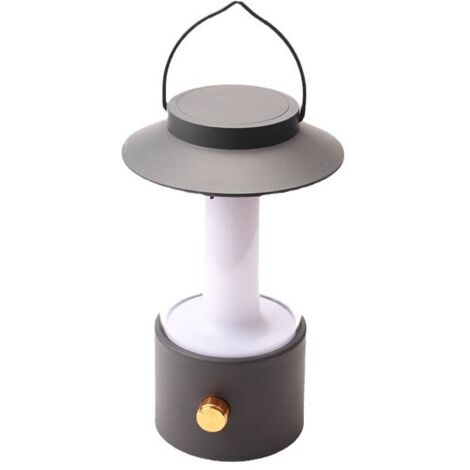 Lanterna da campeggio a LED in nero, lampada per interni ed esterni, dimmer, ca. 19 cm, lampada portatile