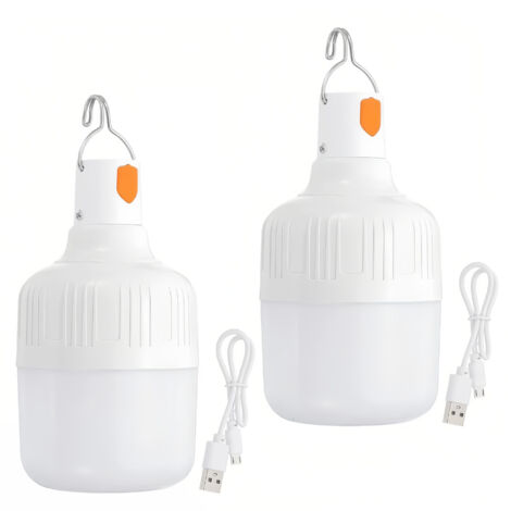 Lanterna da campeggio a LED, potente lampada da campeggio ricaricabile tramite USB 3 modalità di luminosità, lampada da tenda portatile impermeabile per pesca in campeggio, 200 W