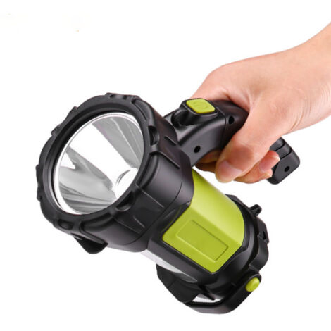 Lanterna da campeggio ricaricabile, torcia a LED con 800 lm, capacità di 3600 lumen, alimentata a batteria, luce da campeggio portatile e luminosa per emergenze, escursioni all'aperto, interruzioni di