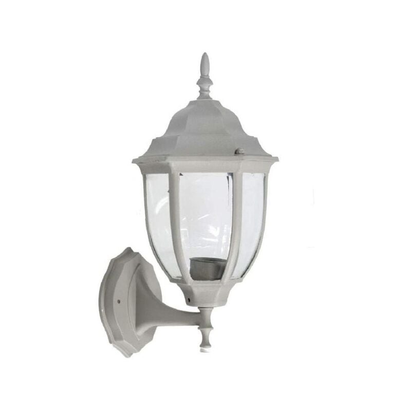 Image of Trade Shop Traesio - Trade Shop - Lanterna Da Giardino Antica Lampada Parete Applique Da Esterno a Muro Retrò Es09 Grigio - Grigio