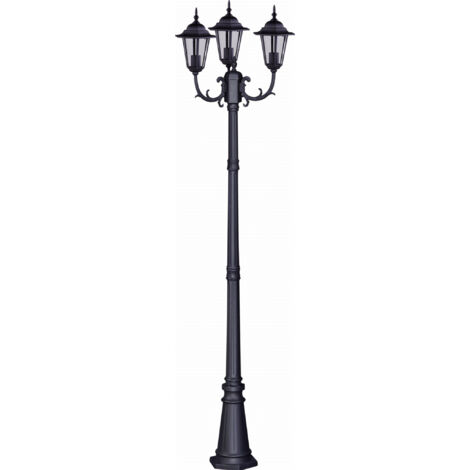 Lanterna da giardino nera 3xE27 Kaja Standard K-7009A2/3