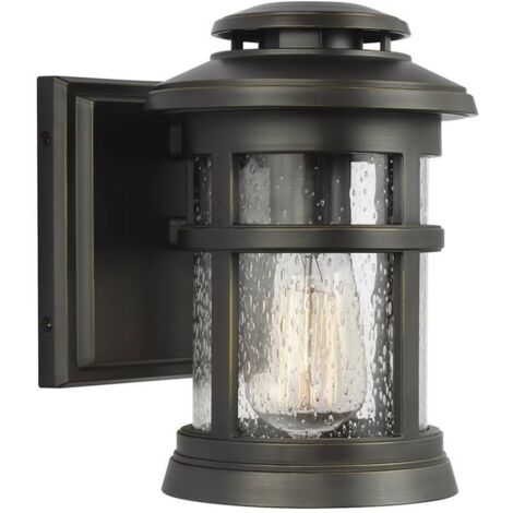 Lanterna da parete Elstead Newport da esterno 1 luce, bronzo antico, IP44, E27