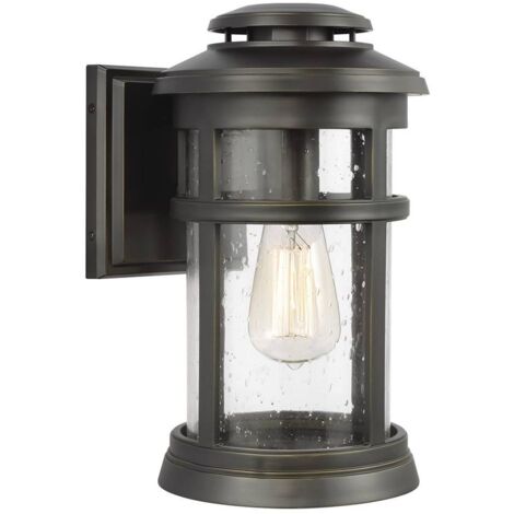 Lanterna da parete Elstead Newport da esterno 1 luce, bronzo antico, IP44, E27