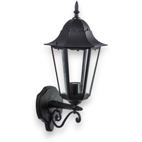 Lanterna da parete in alluminio e vetro illuminazione esterno