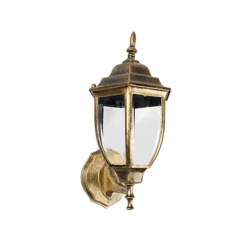 Image of Trade Shop Traesio - Trade Shop - Lanterna Giardino Antica Lampada Parete Applique Esterno Muro Retrò Es09 Bronzo